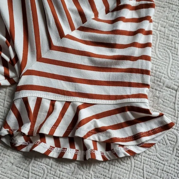 Set of 2 Green Envelope Rayon Striped Tops - Picture 13 of 14